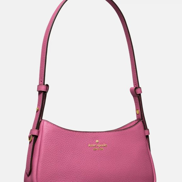 New Kate Spade Juliette Small Shoulder Bag Pebble Leather Nouveau Rose - Picture 2 of 4